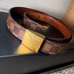 Louis Vuitton Damier Belt AUTHENTIC O/S
